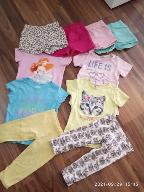 Balík oblečenia 104 na leto, 104–116