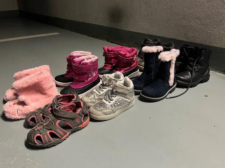 Detské dievčenské topánky č.27, 27