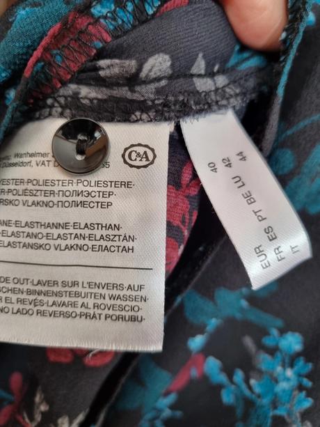 Ľahké šaty s kvietkami yessica 40, yessica,40