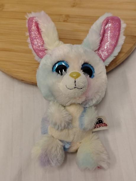 Dúhová nici glubschis zajačik rainbow candy, 22 cm,