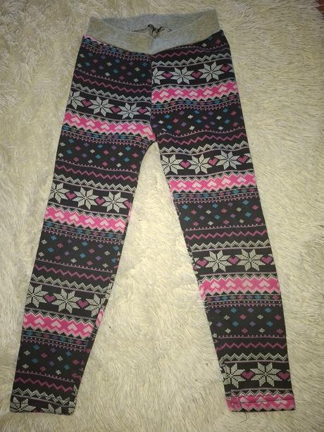 Dievčenske zateplené legíny, 128