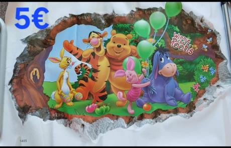 Nálepky na stenu macko pu, 