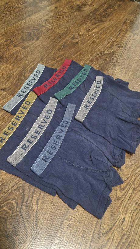 Reserved slipky, 7ks, reserved,122