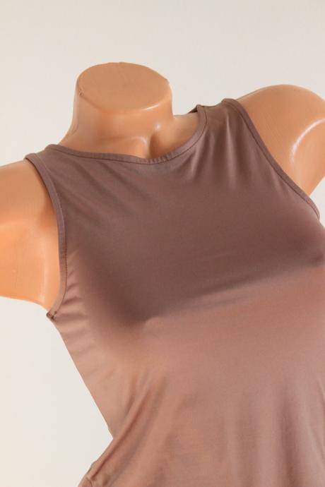 Hnedý body top, s, s