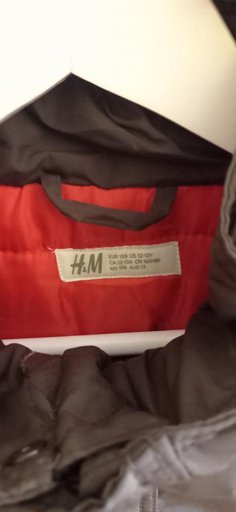 Zimná bunda, h&m,158