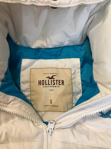 Hollister nová, nádherná zateplená vesta, hollister,164 / s