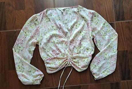 Nádherná cropp blúzka raz oblečená, h&m,s