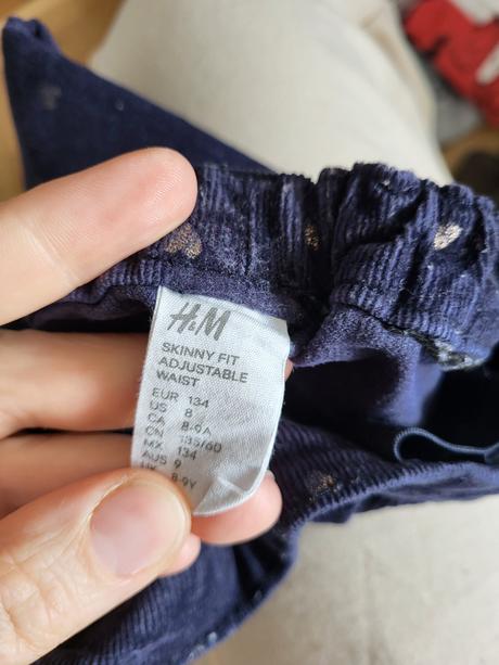 Dievcenske nohavice, h&m,134