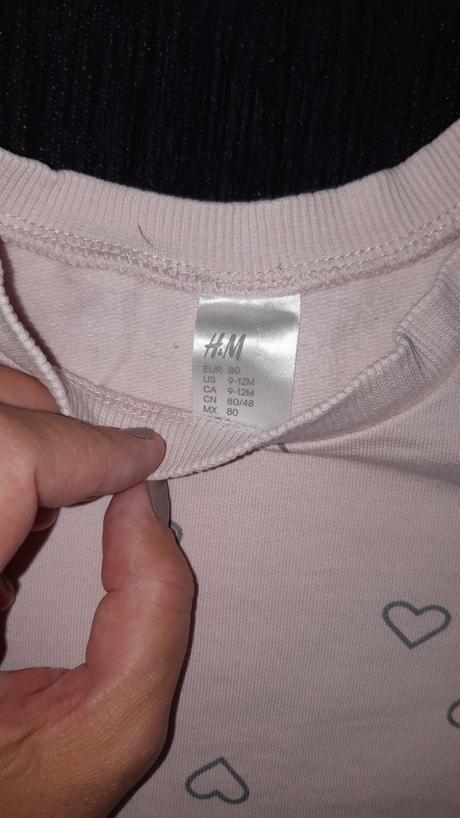 H&m saty srdiecka v.80, h&m,80