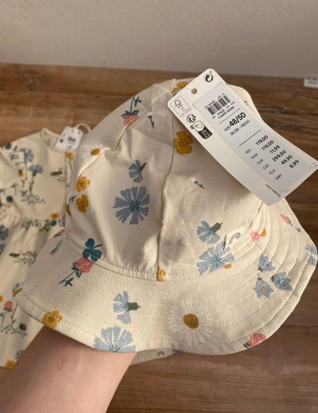 Luka šaty a klobuk, lindex,80