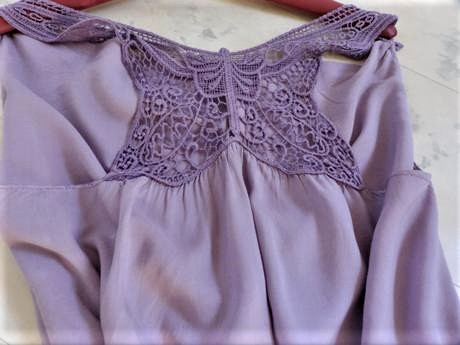 Padavá blúzka s madeirou, l