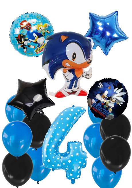 Balóny ježko sonic/knuckles/shadow- až 15/16/17/18, 