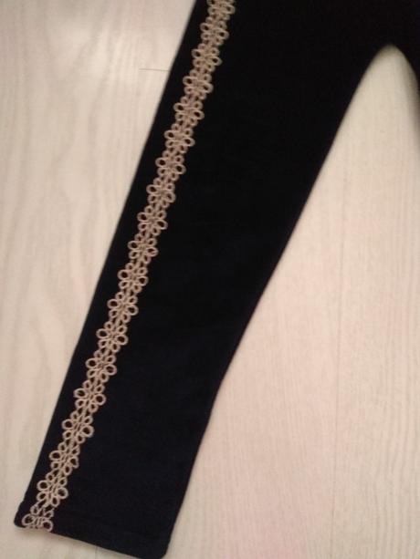 Zateplené legíny velurove, 122