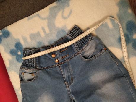 Rifle s uženim pásom veľkosť 36-38, 36 / 38