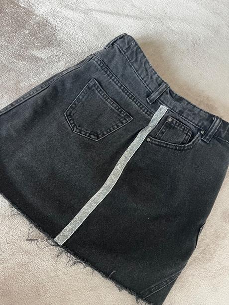 Riflová sukňa, denim co,140