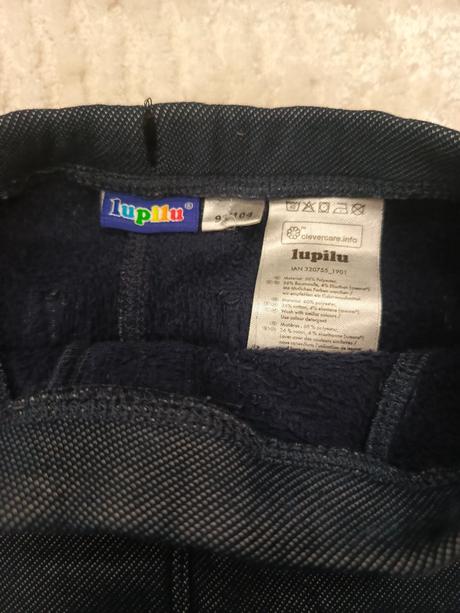 Teplé legíny 98/104, lupilu,98