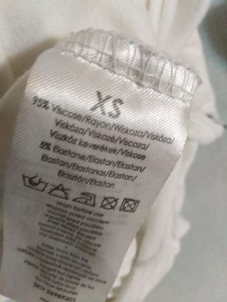 Predĺžené tričko, xs