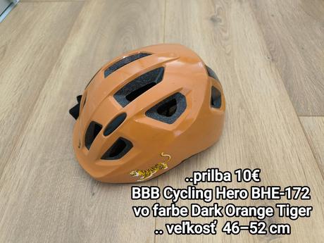 Detská cyklistická prilba bbb hero bhe-172, m