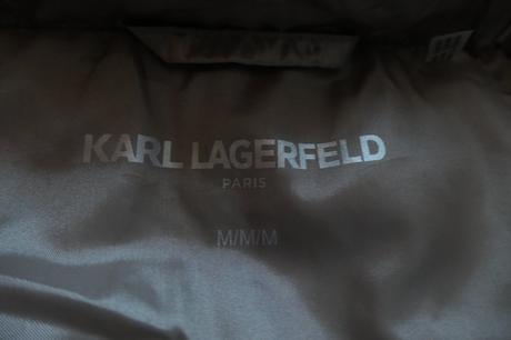 Karl lagerfeld nadherna,kvalitna,nova bunda m/l, l / m