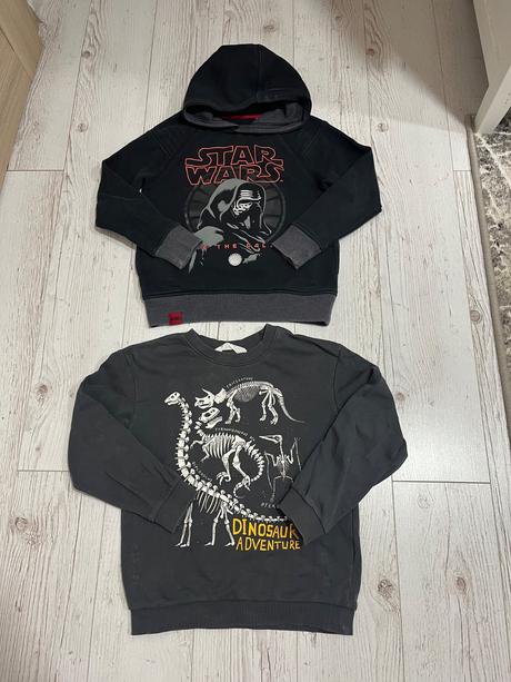Chlapčenská mikina 122/128 2ks, h&m,122