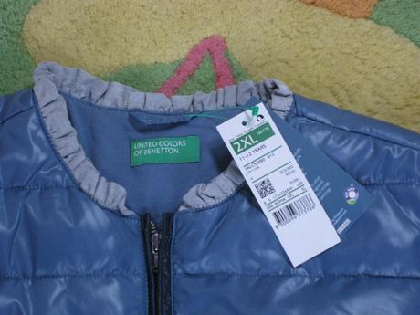 Nová bunda benetton 2xl, benetton,152 / 158