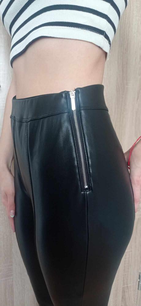 Koženkové nohavice, amisu,xs