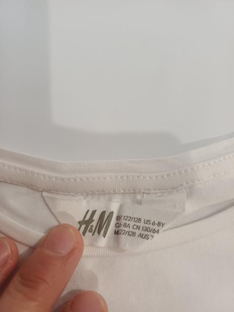 Tričko mačička foto - dlhý rukáv, h&m,122