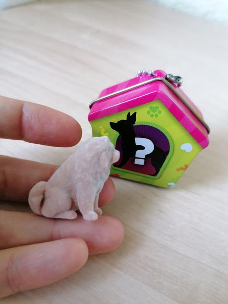 Flockovaný pes / psík / puppy in my pocket, 