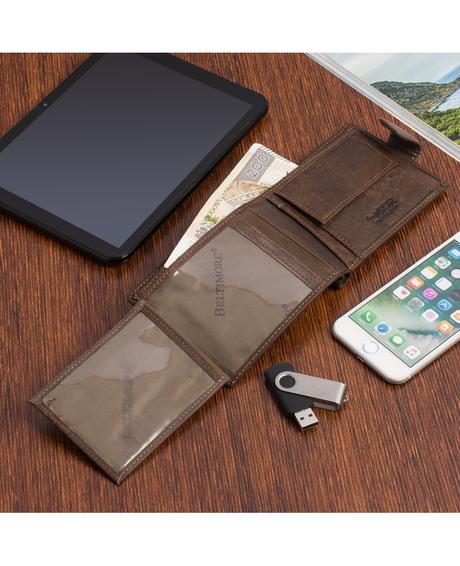 Pánska kožená peňaženka frid i46, 