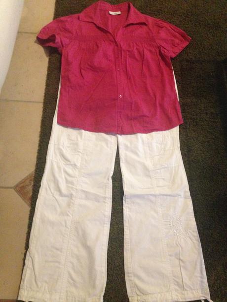 Nohavice plus blúzka, m