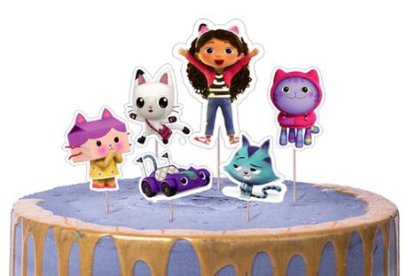 Tortový zápich gabby (24ks) - skladom, tz-211, 