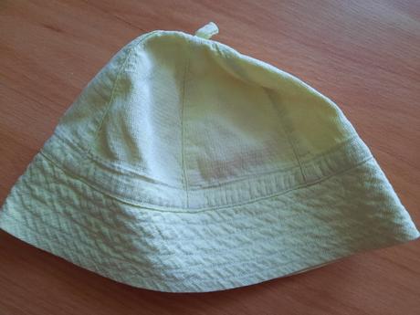 Klobúk - žltý, modrý, 62