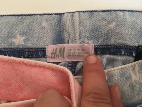 2x legíny, veľ. 170, zn. h and m, spolu 5 eur, h&m,170