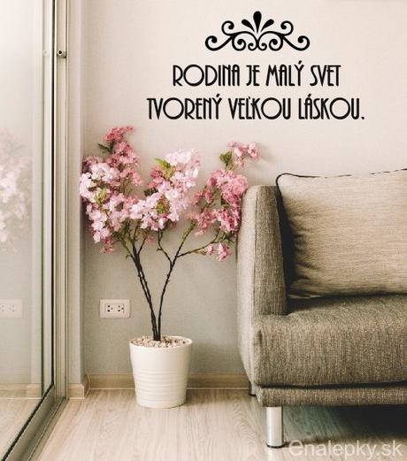 Nálepka na stenu - veľká láska, 