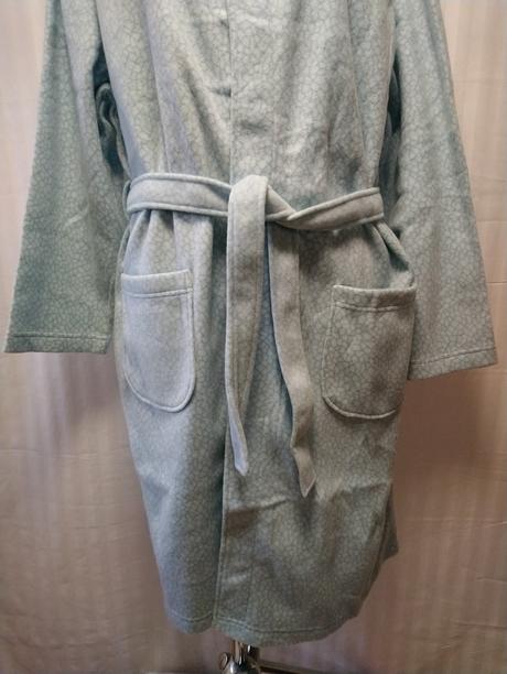 Župan s kapucňou, towardo, modro sivý, xl/xxl, xl