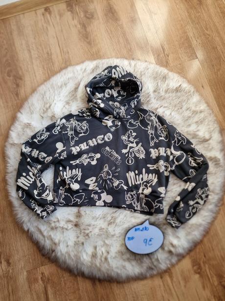 Crop top mikina, h&m,170