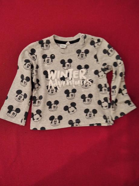 Tričko/svetrík micky mouse veľkosť 74, disney,74