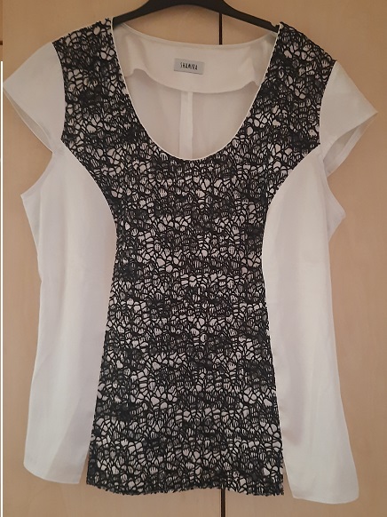 Satenovy/sviatocny top vel.44, 44