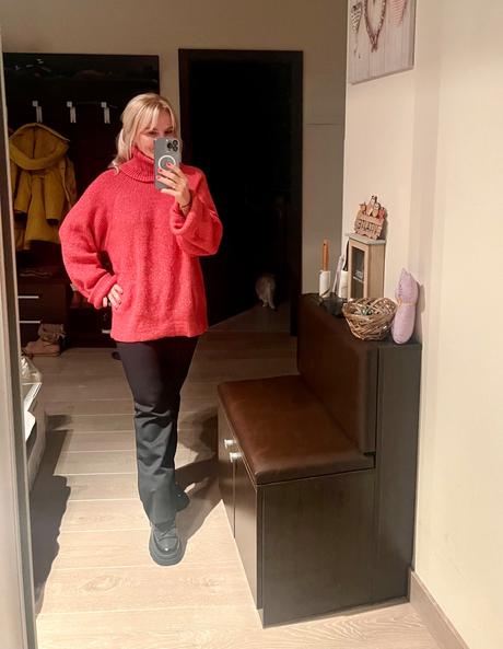 Volny teplý rolak, one size, mango,m