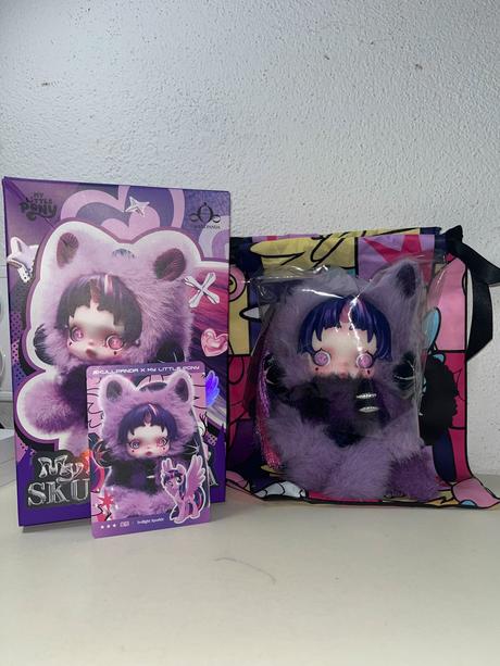 Skullpanda x my little pony plush pendant twilight, 