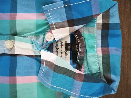 Chlapčenská košeľa, babykap,116