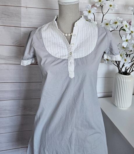 Pekné šedé šaty, h&m,36