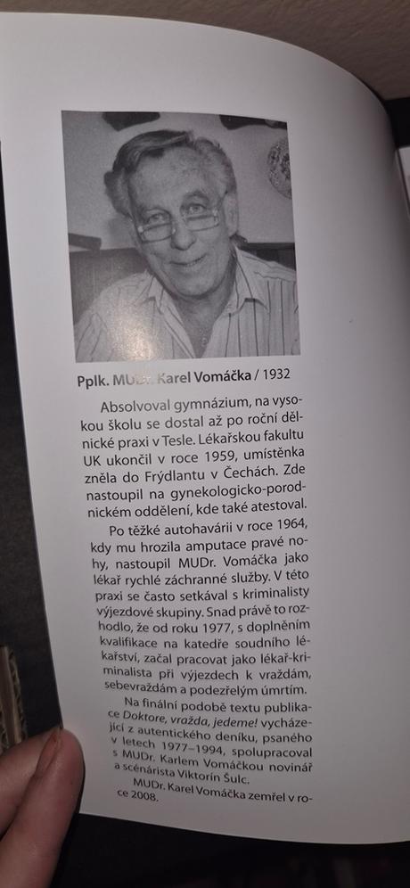 Karel vomáčka - doktore, vražda, jedeme, 
