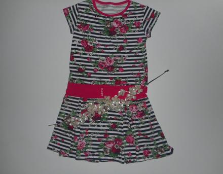 Happy šaty  kvety v.134, 134