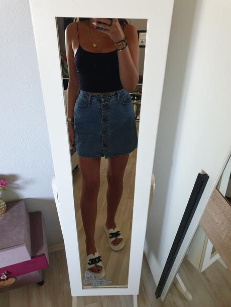 Vintage riflová sukňa lee, lee,s