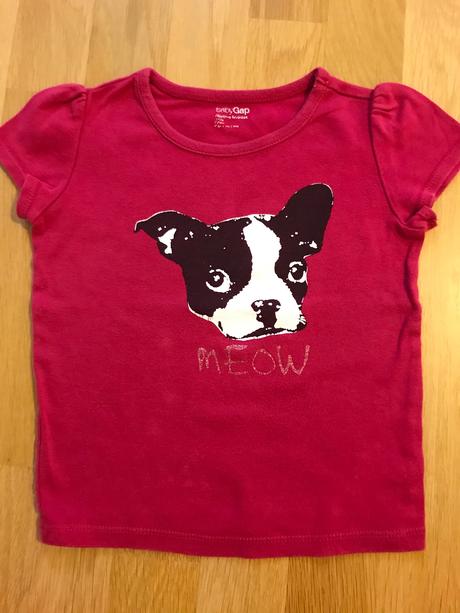 Vinovo-cervene tričko, gap,98