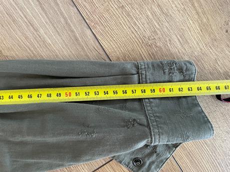 Khaki roztrhaná košeľa pánska, zara,m