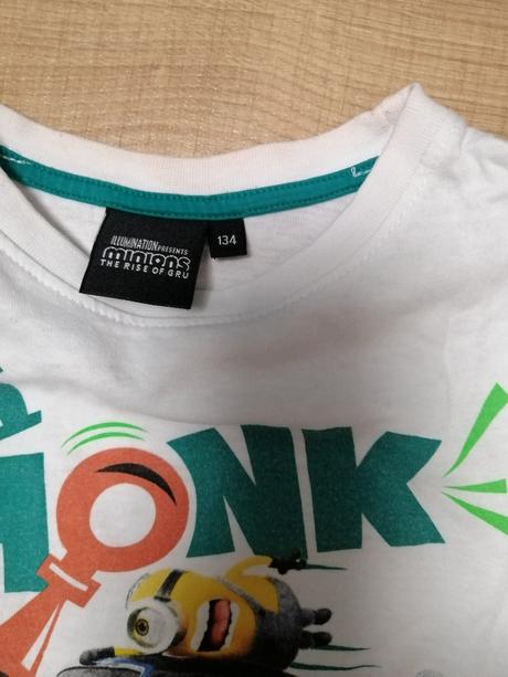 Tricko minions, velkost 134, pepco,134