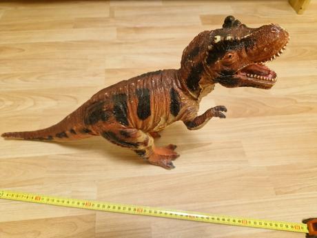 Gumeny dinosaurus trex hnedy, 
