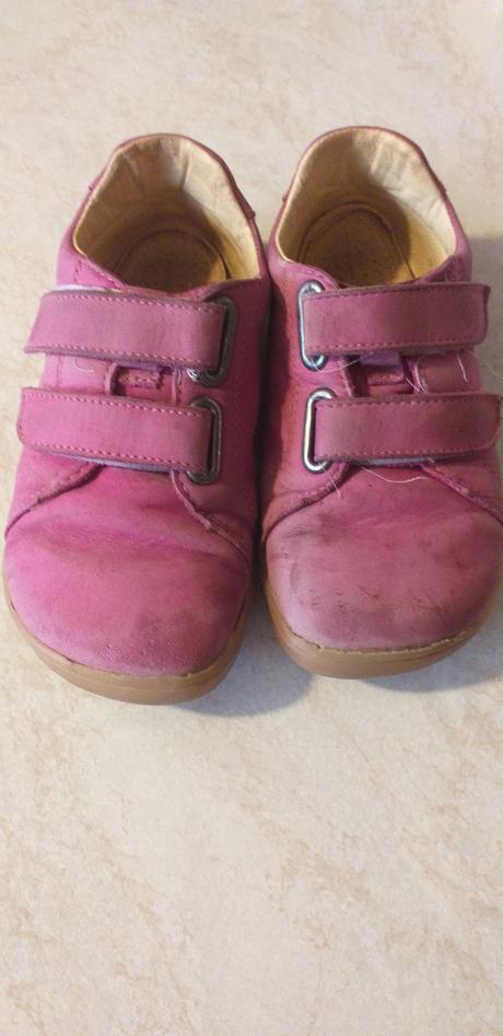 Detské kožené dievčenské tenisky, baby bare shoes,29